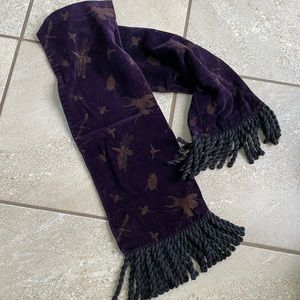 Smoking Lily Vintage Velvet Scarf